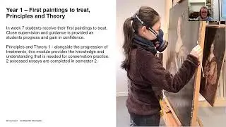 Courtauld MA Conservation of Easel Paintings Virtual Open Day