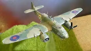 Almost there.  The Airfix Bristol Beaufort has all it's bits on.