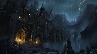 Experience Serenity & Deep Sleep with Rain In Dark Gothic Kingdom 🏰 Improve Sleep Patterns with Rain