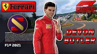 F1 2021 - DEVON BUTLER in FERRARI (My Career) / S10-R11: Belgium [ENG/POR-BR] 🏎🏁🏆