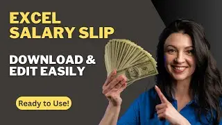 Payslip Template Excel​ | Excel Payslip Template Download | Monthly Salary Slip Format