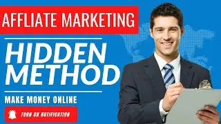 Hidden Method Of Affiliate Marketing Generate High Sales Strategy #Moneymonitor