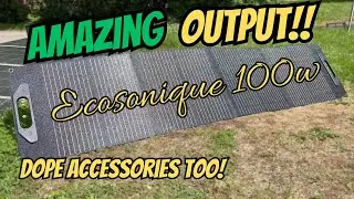 Ecosonique Solar Panel Has Fantastic Results!! Thorough Testing and Review