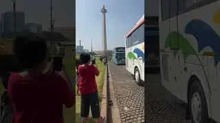 Full Basuri‼️Rombongan mudik Gratis Polri dari Monas