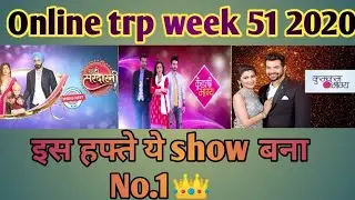 online trp week 51 2020 top 10 shows . kb ,kb ,anupama ,cs .