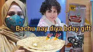 Dhaba style aalo kay parathay🤤💯bachu ny diya bday🎈 🎂 🎁