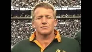 South African national anthem in 1997 Lions tour