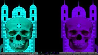 Scull Castle Destruction 12 - Algodoo Marble Run Race Tournament