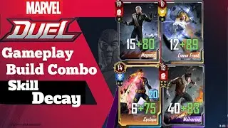 Marvel Duel | Gameplay deck Magneto Skill Decay