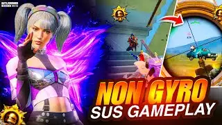 Non Gyro sus Gameplay 💀 | Best Non Gyro Player 🔥 | BGMI 