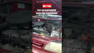 carb overhaul/manifold gasket/fuel contamination    #carenthusiast  #buhaymekaniko