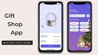Flutter Gift Shop App With 3D Products | E-commerce App Development for iOS and Android | Part 1