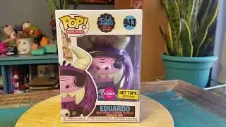 Pop! Flocked Eduardo Foster's Home for Imaginary Friends Hot Topic Funko Vinyl Figure Review