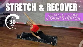 Stretch & Reset | 30 Min Gentle Flow + Static Flexibility Work - Wrist Friendly