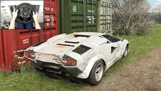 Rebuilding Lamborghini Countach - Forza Horizon 4 (Steering Wheel + Shifter) Gameplay