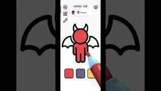 Devil entry 😈|colouring page game|#viral #shorts #animal #devil #colouring #abrar#video