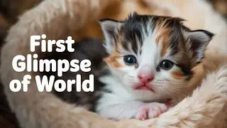 Newborn Kittens Opening Eyes for the First Time 😻  Cute Baby Cats Moments