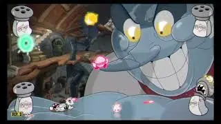 Vs el Chef Saleroso en el Cuphead. y el final del dlc... mendigo chef pitero y montonero..