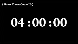 4 hours countup timer