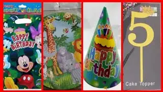Goodie Bags, Paper Plates, Cake Topper & Birthday Hats | Birthday Accessories | SA Studio Reviews