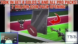 1 MILLION COIN PACK OPENING 700k IN GET A GOLD'S AND ALL PRO FANTASY PACKS! | MADDEN 21|PACK OPENING