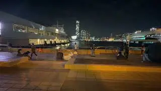 Victoria Harbour Evening Ambience | 10 Minutes Still View (4K) | Hong Kong Waterfront Sounds