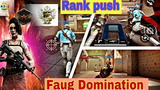 Rank Push 5vs5 Gameplay | Faug Domination 2025 | Faug Domination Gameplay