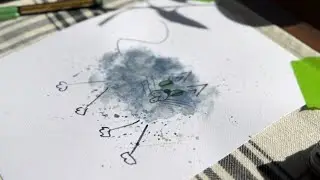 Splatter Cats for Self-Care | Watercolor Activity | Relaxing Art Studio | Intuitive Art | Freeform