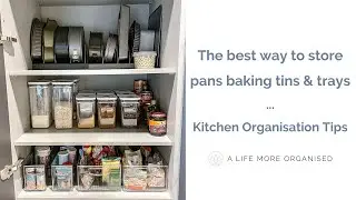 The best way to store baking tins, trays and pans