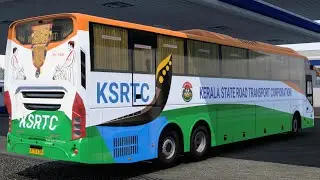 KSRTC | ETS2 Volvo 9600 bus mod | Lynx modding ETS2