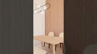 Serene Dining Space✨️ #architecture #interiordesign #minimalist #mmd