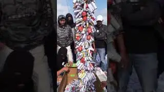 Tradisi mercon blumbang Tawangmangu,,, yg dipangkul mercon ya 😁 bukan korban 😂