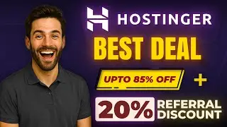 Hostinger Coupon Code 2025  Biggest Black Friday Discount + EXTRA 20% REFERRAL DISCOUNT
