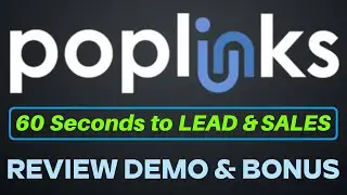 PopLinks Review Demo Bonus - Create unlimited landing pages like a PRO