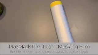 In Hand Review of PlazMask Pre-Taped Masking Film