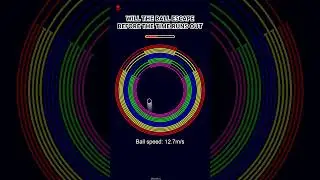 Who knows this song_ #adhd #satisfying #ball #bounce #bouncingball  #coding #asmr #python #PhexWave