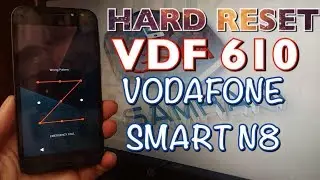 HARD RESET VDF 610 VODAFONE SMART N8  | Remove Lock Screen | Pin | Pattren | Password