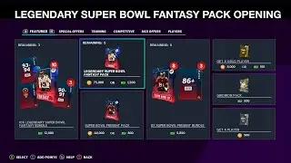 LEGENDARY SUPER BOWL FANTASY PACK OPENING! HUNTING FOR LTD VERNON DAVIS!