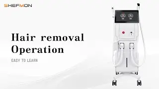 A0411B Laser hair removal beauty equipment training video#beautyequipment #beauty #shefmon
