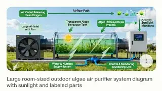 The Science Behind Algae Air Purifiers for public Areas.Eco-friendly Air Purification for Large Spac