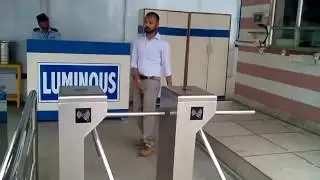 Tripod Turnstile Installation In Luminious