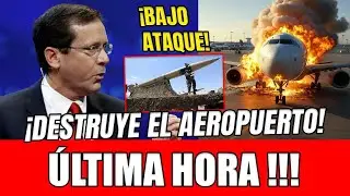 🔥TEL AVIV BAJO ATAQUE💣 MISIL BAL&Iacute;STICO HUT&Iacute; DESTRUYE EL AEROPUERTO BEN GURION &iexcl;ISRAEL PARALIZADO!