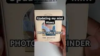 Updating Ateez pc binder #kpop #kpopfypシ  #ateez