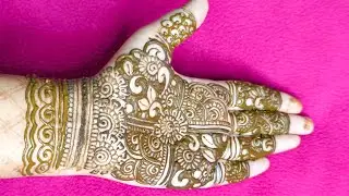 Front hand mehandi design || simple design 
