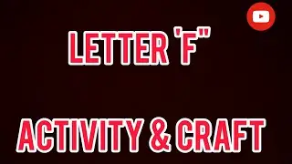 Letter *F* Activities for Toddlers & Preschoolers| Alphabet art and craft 