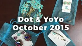 Dot & YoYo Unboxing October 2015 - New Jewelry Subscription Box + Coupon!
