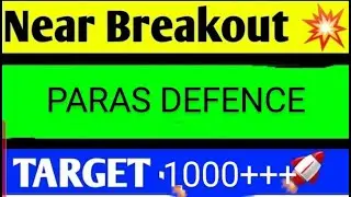 PARAS DEFENCE SHARE LATEST NEWS TODAY/PARAS DEFENCE SHARE TARGET/PARAS DEFENCE SHARE ANALYSIS