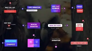Trendy Call Out Titles Premiere Pro Templates