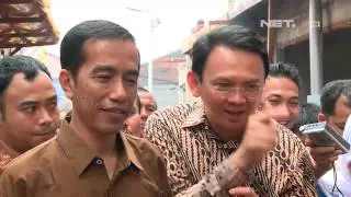 NET24 - Jokowi dan Ahok pertama kalinya blusukan bersama