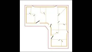 WIP Simple 2D Floorplan (Manual sketch in IbispaintX)